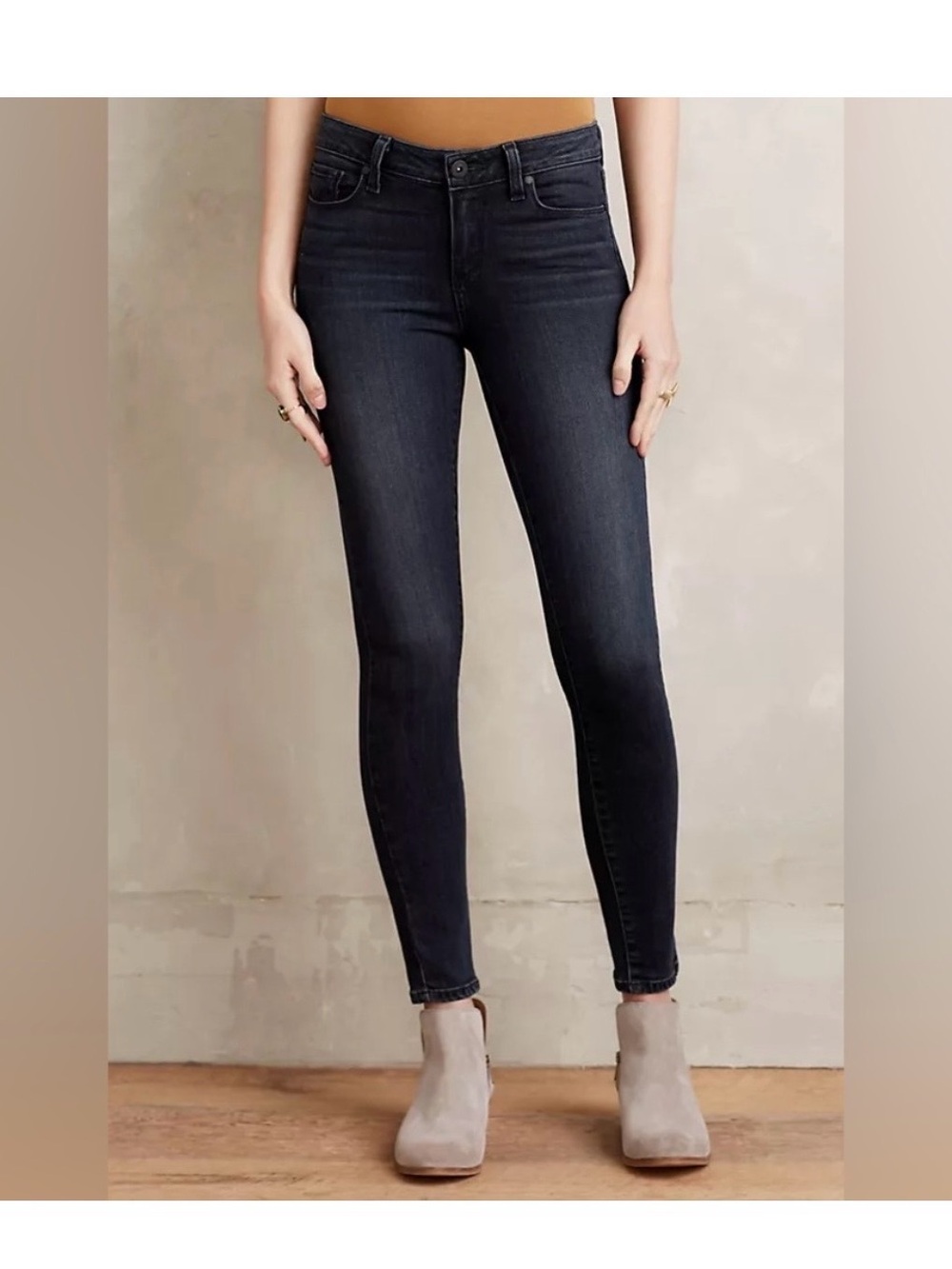 PAIGE Verdugo Ankle Dark Wash 28